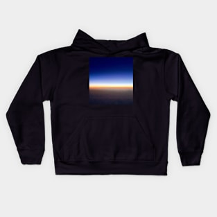 Sunset from 35,000 feet Kids Hoodie